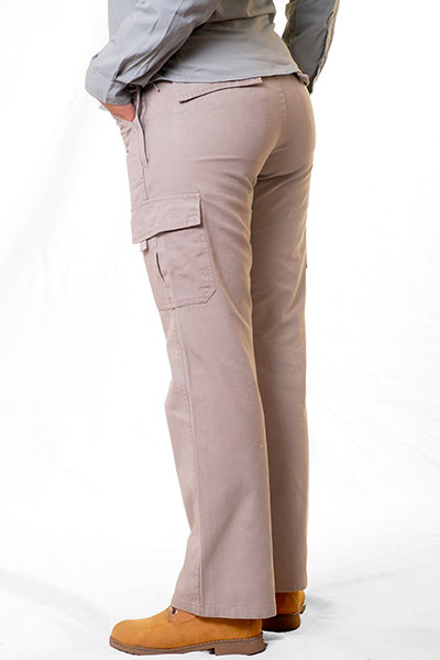 Pantalon Cargo Beige Mujer Leandros Cl